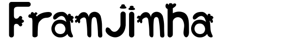 Franjinha font preview